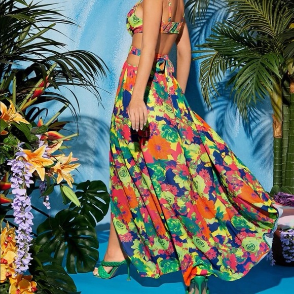 Boho floral maxi dress - Picture 3 of 8
